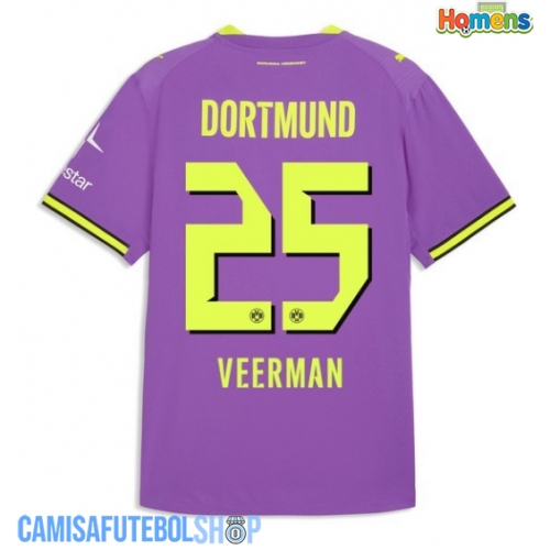 Camisa de time de futebol Borussia Dortmund Joey Veerman #25 Replicas 3º Equipamento 2026-27 Manga Curta